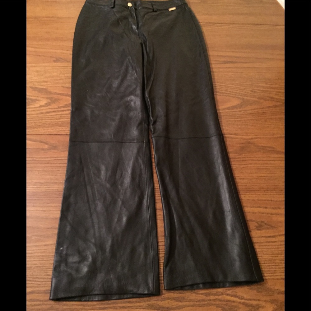 St. John Leather Pants - Picture 4 of 6